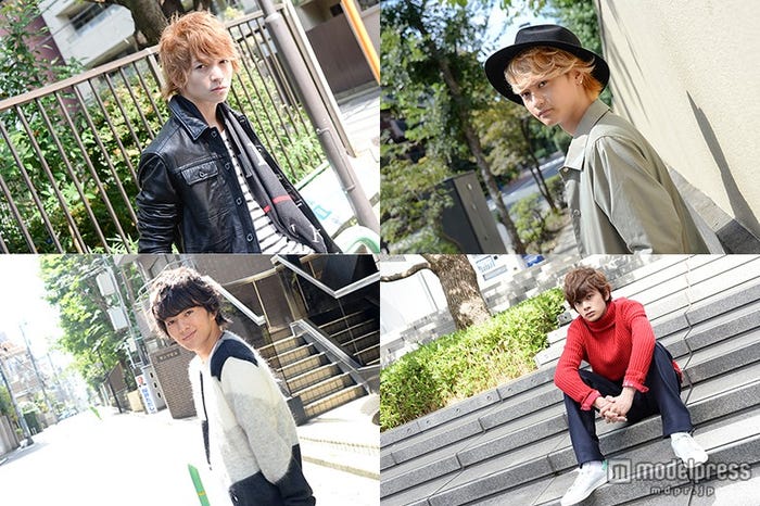 DISH//(左上から時計回りに)RYUJI、To-i、TAKUMI、MASAKI