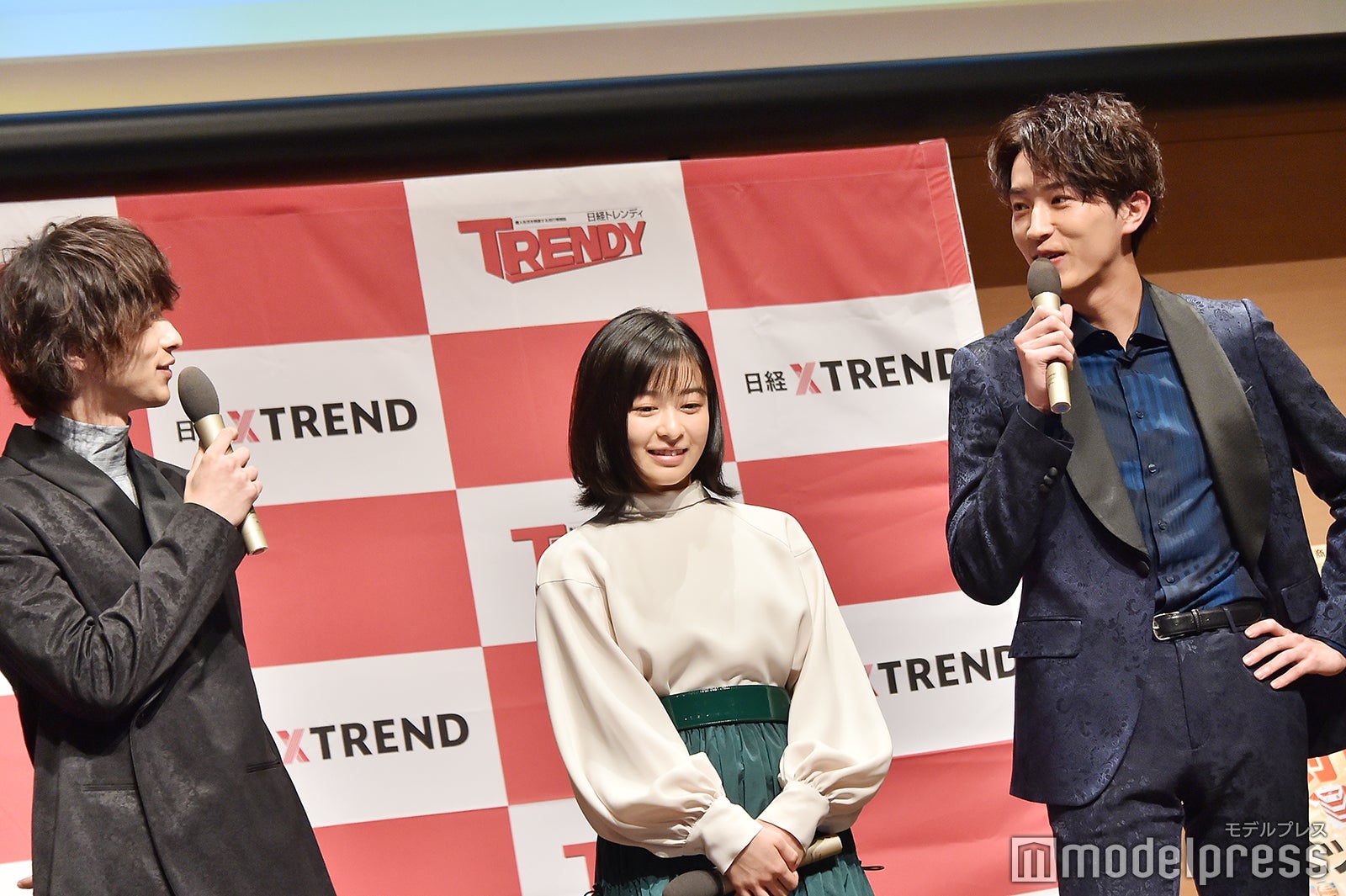 （左から）横浜流星、森七菜、杉野遥亮（C）モデルプレス