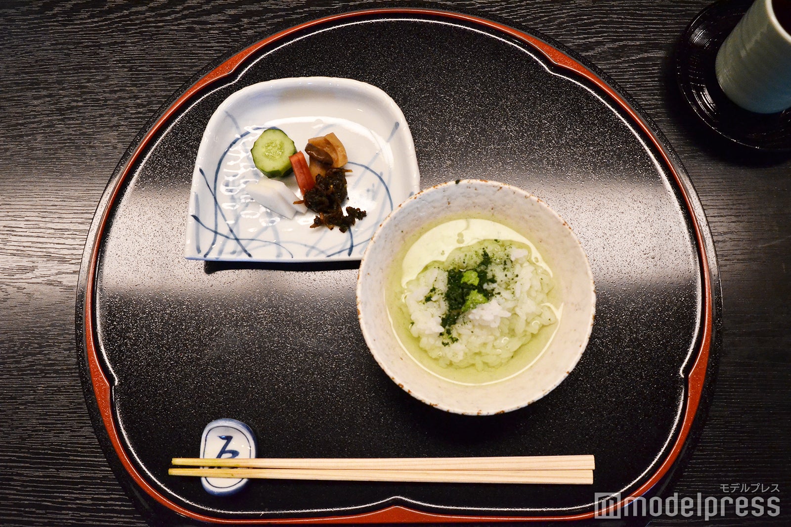 抹茶茶漬け（C）モデルプレス