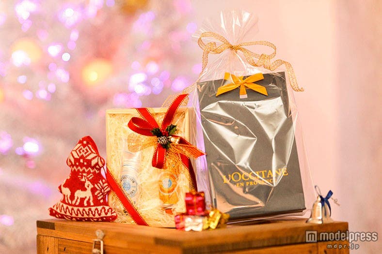 「シア ホイップハンドクリーム」をラッピングして特別感を演出