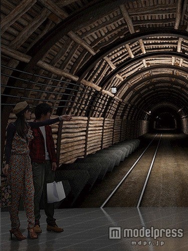 採炭現場へ向かうような体験ができる「採炭現場への道」／画像提供：Zero-Ten