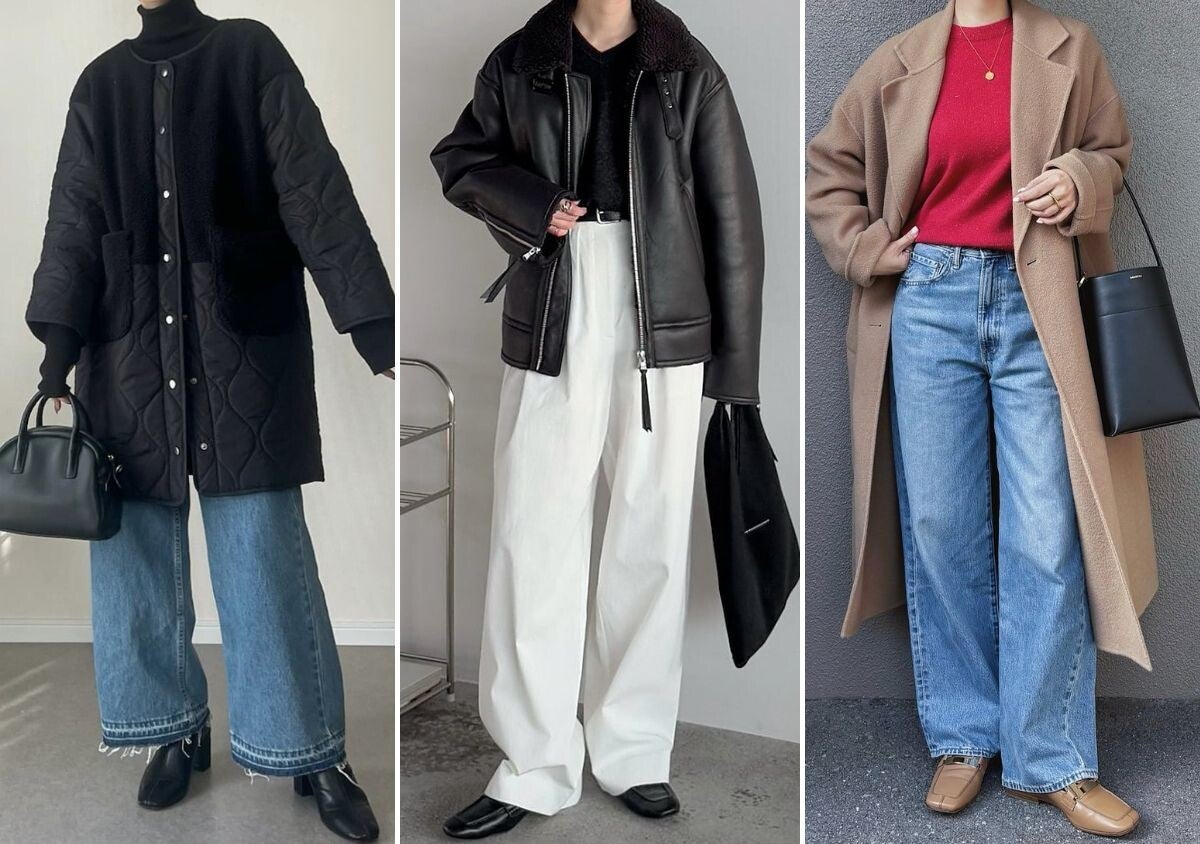 大人のデニムは「ワイド」がおすすめ♡体型カバーできてラフすぎない！お手本着こなし術