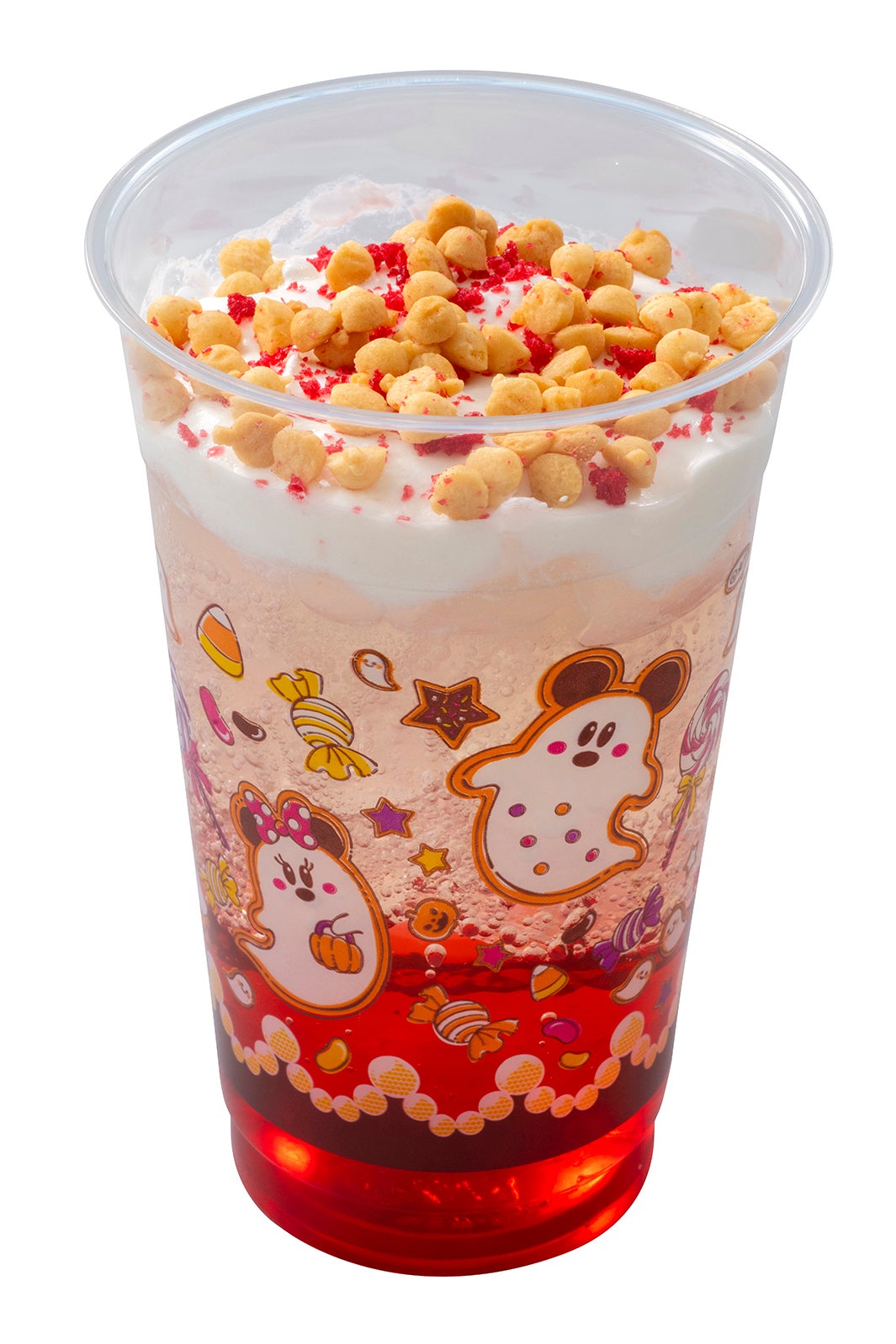 スパークリングゼリードリンク（ライチー＆チーズクリーム）¥500（C）Disney