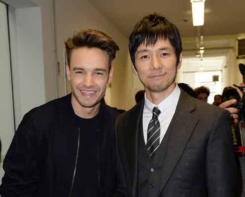 西島秀俊、1Dリアムと貴重な2ショット実現!シビれるほどカッコイイ<伊アルマーニ ファッションショー来場>