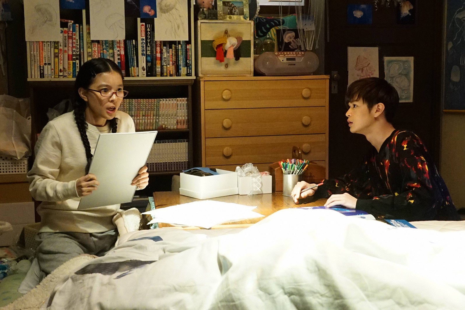 芳根京子、瀬戸康史／「海月姫」第3話より（C）フジテレビ