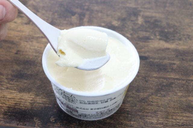 アルミアイスクリームスプーン（ロング、ラウンド）　使用例