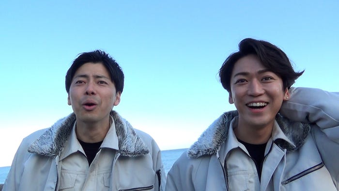 西村真二、亀梨和也(C)日本テレビ