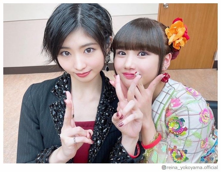 モーニング娘｡'22・横山玲奈、卒業した加賀楓との同期ショット公開「13期コンビ大好き」「6年間ありがとう」の声