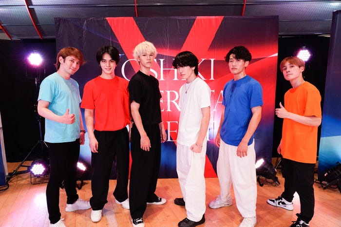 チームB/(左から)金鶴秀輝、大和孔太、井尻翼馬、道木来明、大野広暉、岩宗凌 (C)NTV