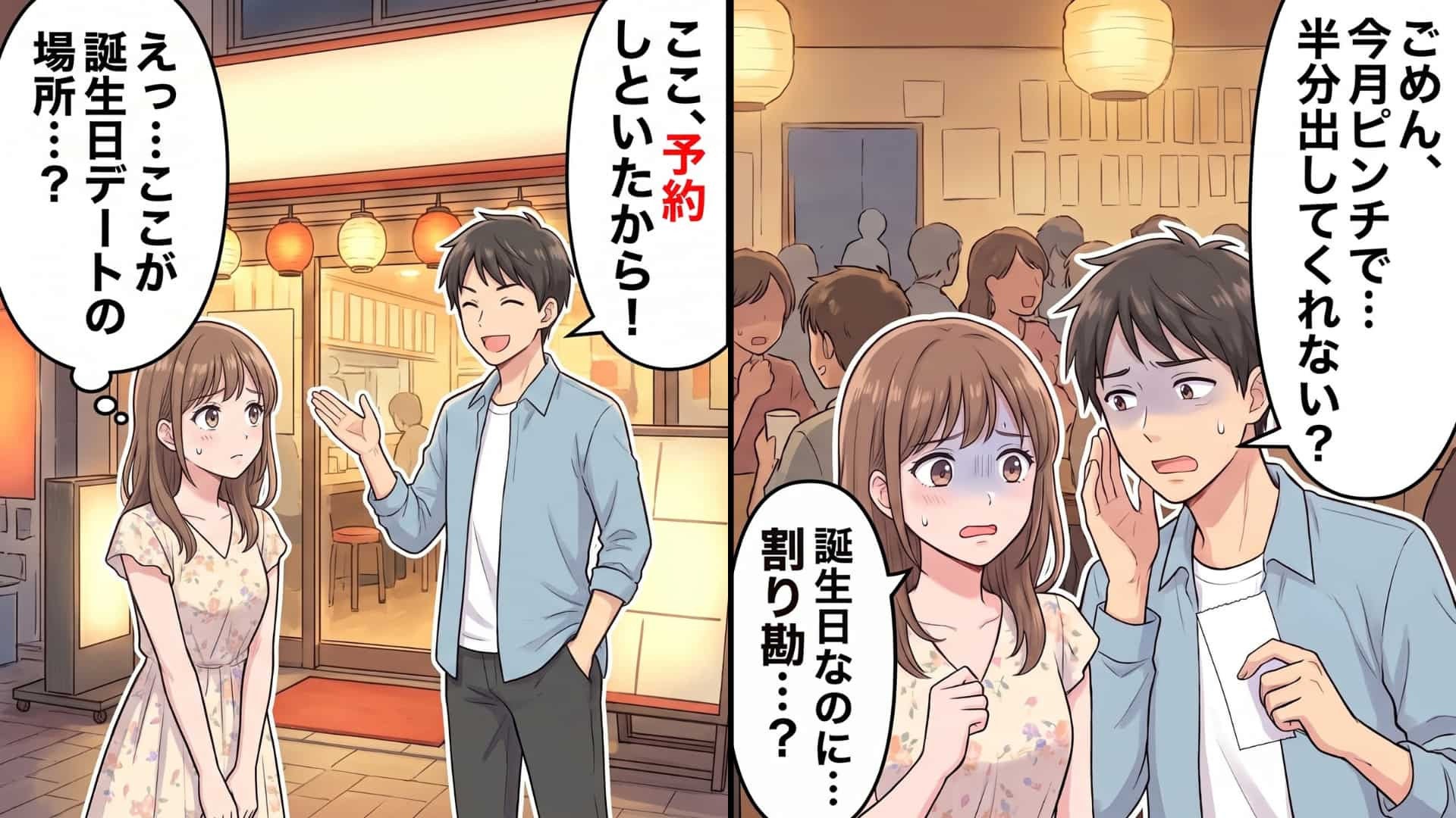 【ドン引き】彼氏が〈誕生日デートプラン〉を考えてくれた♡ しかし、期待に胸を膨らませて向かった先で待っていたのは【ありえない展開】で…！？