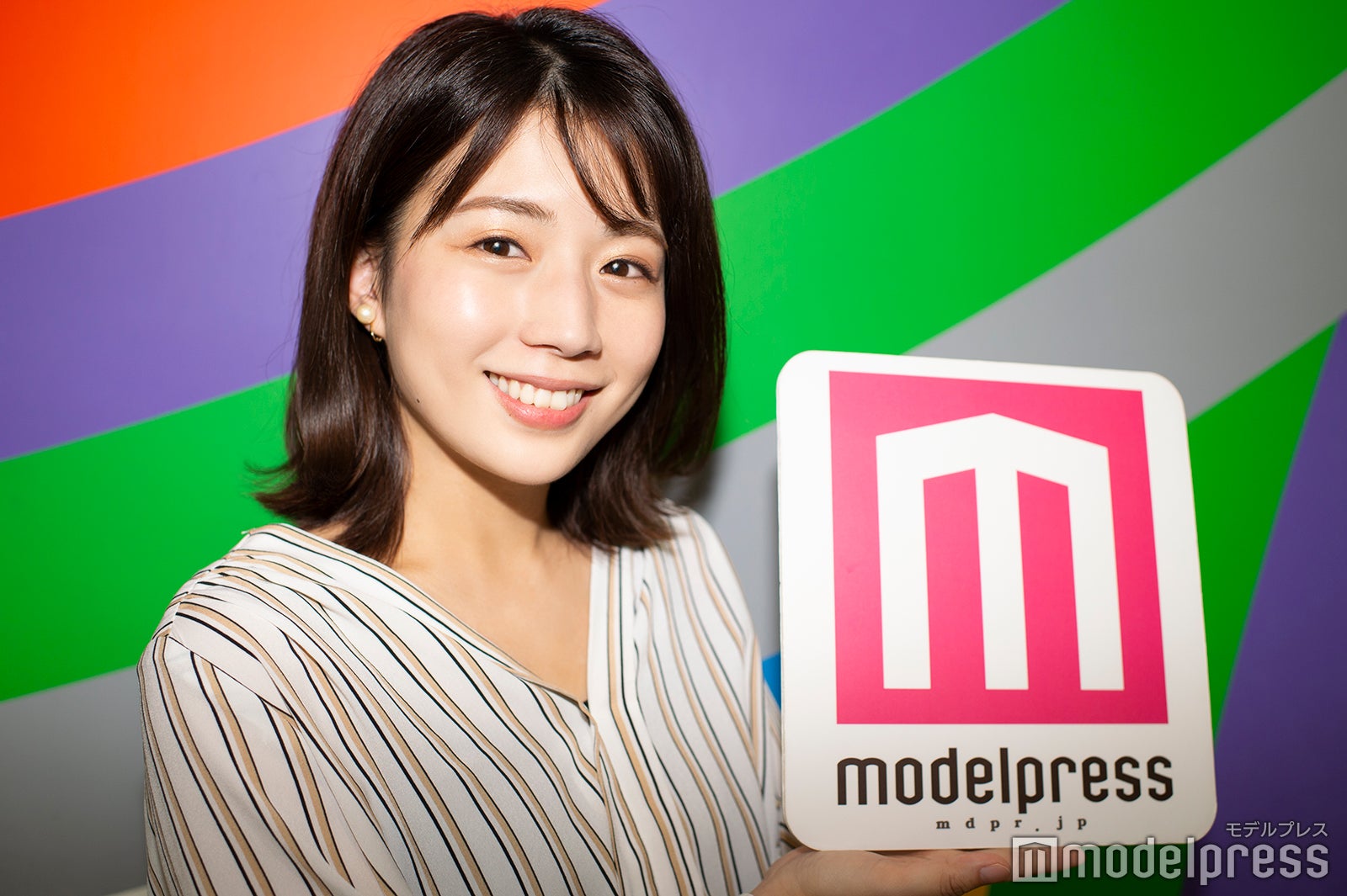 田中萌アナウンサー／「ABEMA NEWS×モデルプレス」アナウンサー連載Vol.4（C）モデルプレス