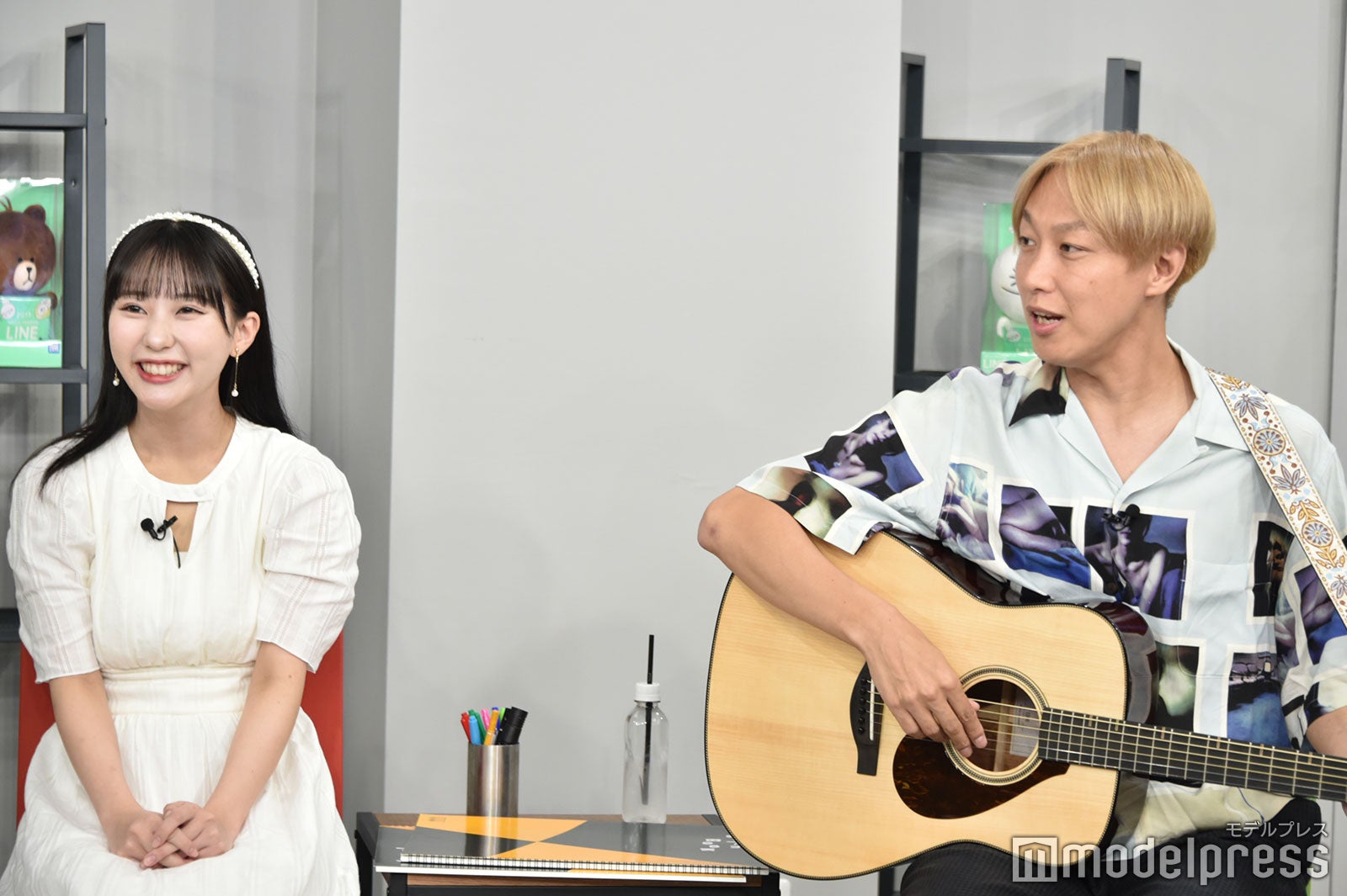 田中美久、お見送り芸人しんいち（C）モデルプレス