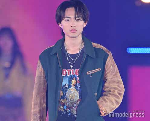 中山秀征の長男・中山翔貴、堂々初ランウェイ 斬新コーデで登場【GirlsAward 2024AW】