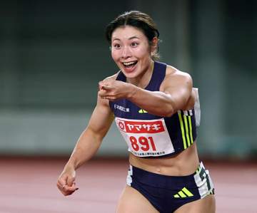 福部真子が準決勝で圧巻大会記録12秒72 女子100m障害は超ハイレベル決戦に 初V狙う中島は12秒77の全体2位で通過「この場所で獲りたい」