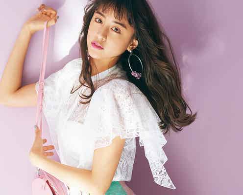 “甘すぎない”山本美月がラブい ロマレトロで彩る