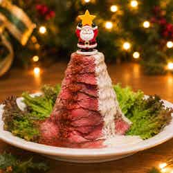 サンタさんのX’masローストビーフツリー(提供画像)