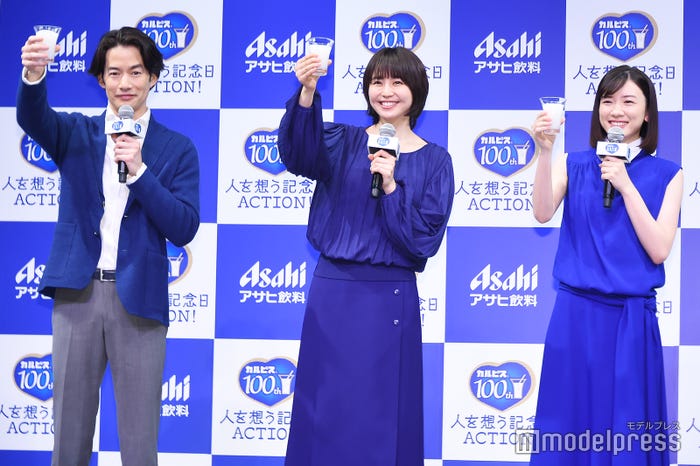 (左から)竹野内豊、長澤まさみ、永野芽郁(C)モデルプレス