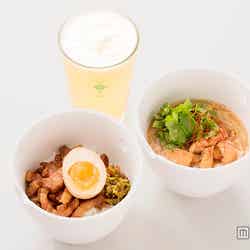 (左から)魯肉飯魯肉飯、麺線各650円(税込)/画像提供:Freshtea Japan