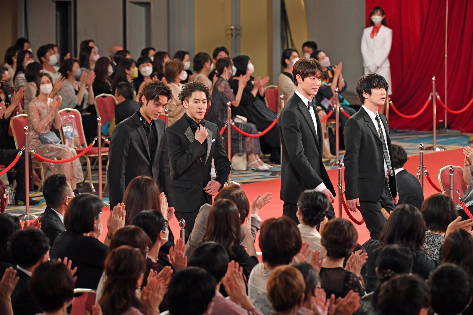 磯村勇斗、尾上右近、宮沢氷魚、Fukase（C）東京写真記者協会