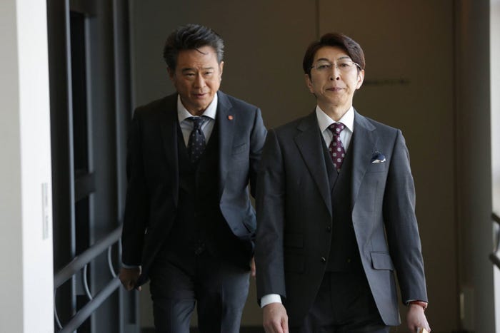 船越英一郎・篠井英介/「トレース~科捜研の男~」第6話より(C)フジテレビ