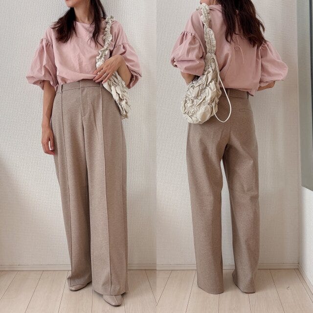 ピンクとベージュで可愛い雰囲気に