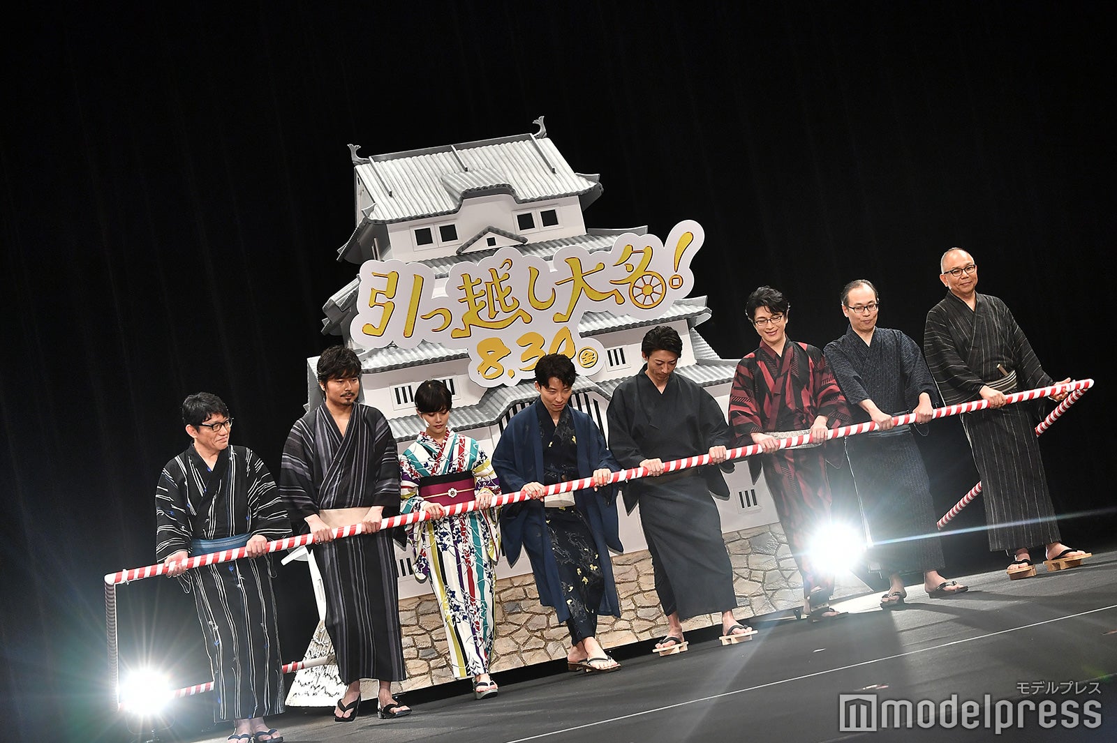 （左から）飯尾和樹、小澤征悦、高畑充希、星野源、高橋一生、及川光博、正名僕蔵、犬童一心監督（C）モデルプレス