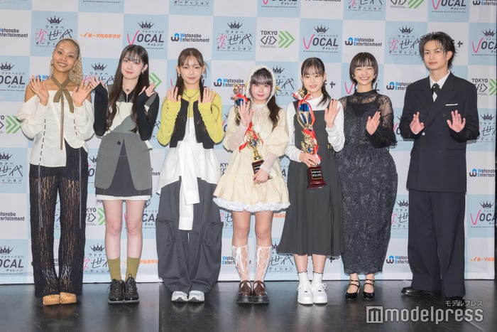 miyou、結海、ミカ、梅田くるみさん、舘伶奈さん、見上愛、綱啓永(C)モデルプレス