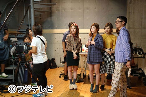 くみっきーこと舟山久美子が出演する月9撮影現場の様子/(C)フジテレビ