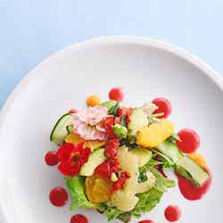 フラワーガーデンサラダフルーツ税込920円/提供画像