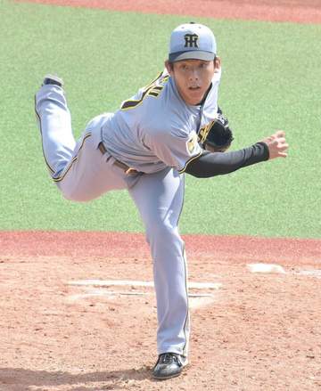 阪神育成ドラ1神宮 自己最速150キロデビュー 1回1失点で支配下への「第一歩」
