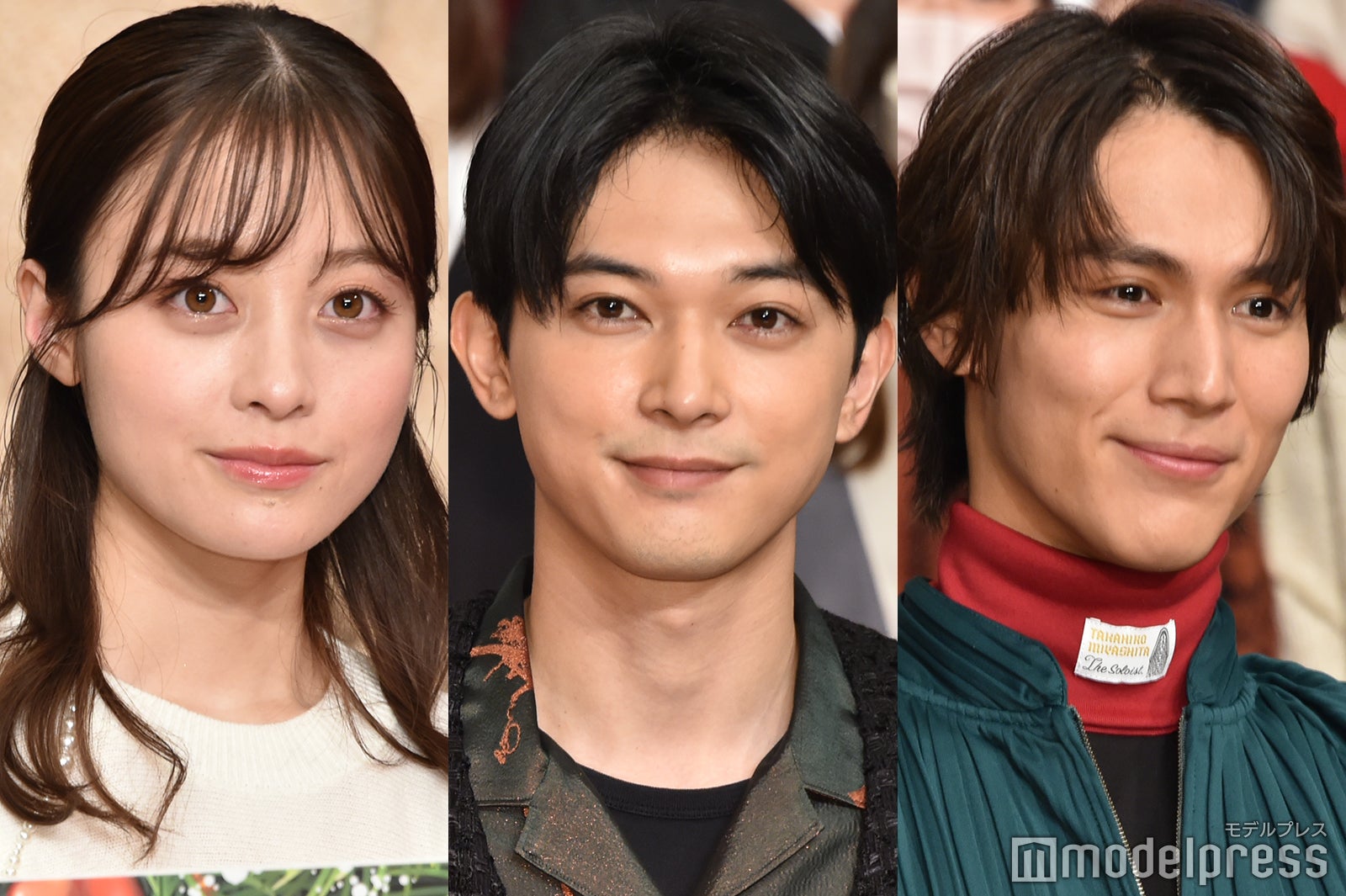 吉沢亮・橋本環奈・中川大志、サンタに質問攻め「何人体制？」「髭は地毛？」＜ブラックナイトパレード＞