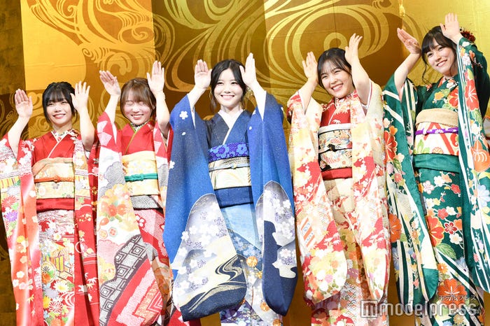 中西アルノ、矢久保美緒、伊藤理々杏、柴田柚菜、池田瑛紗(C)モデルプレス