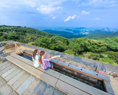 天空の絶景足湯!「伊勢志摩スカイライン」展望台は夜景も楽しめる絶好のドライブスポット