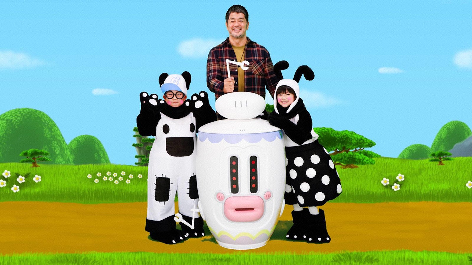 高田延彦、じゃじゃじゃ、AIさん、じゃ～ン（C）フジテレビ