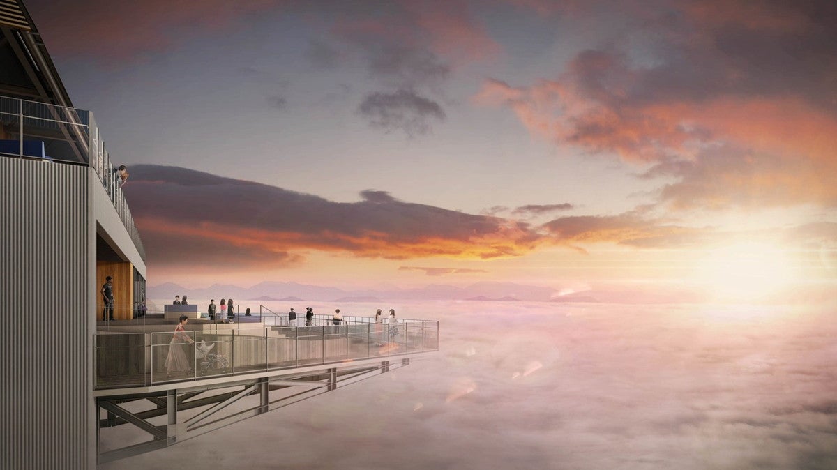 雲海テラスリニューアルイメージ／画像提供：星野リゾート