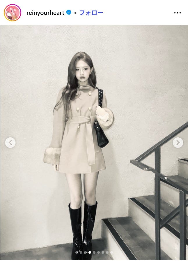 レイInstagramより