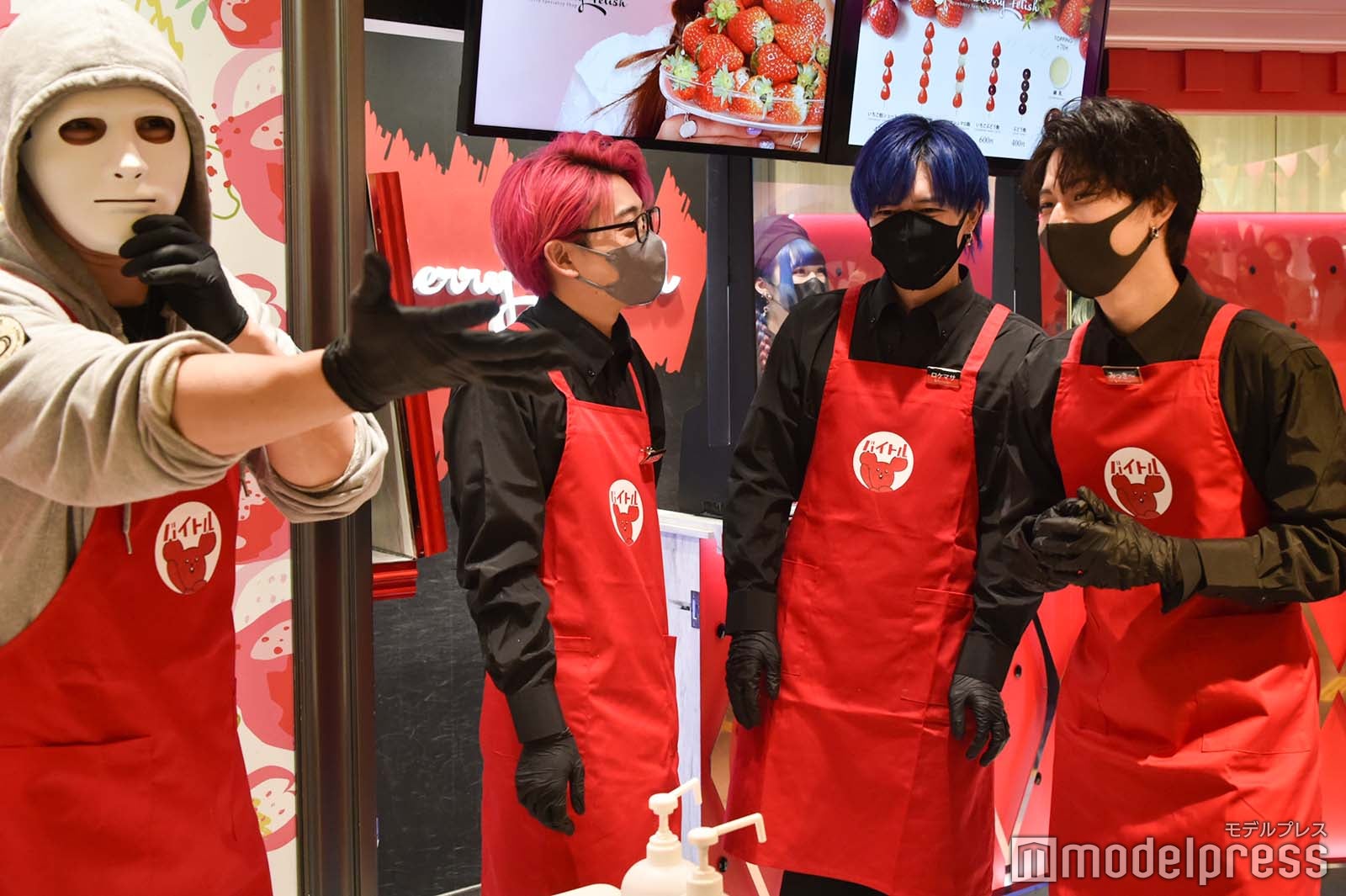 ラファエル、おだけい、ロケマサ、みっき～ （C）モデルプレス