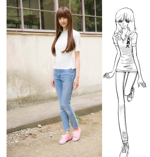 山本美月、森永とんこを見事体現　原作／島本和彦「アオイホノオ」（小学館「ゲッサン」連載中）（C）島本和彦・小学館／「アオイホノオ」製作委員会