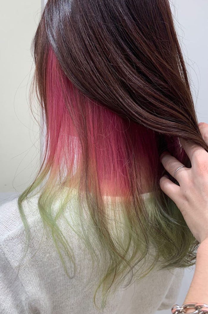 「甘露寺蜜璃」風カラー/@kazi_color88