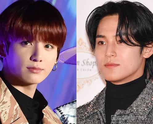BTSジョングク、SEVENTEENミンギュに“Sevenチャレンジ”リクエスト「一緒に撮ろう」