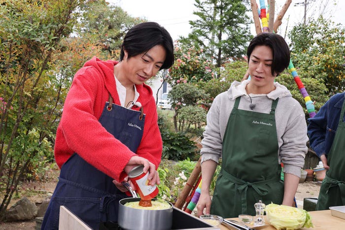 相葉雅紀、亀梨和也(C)テレビ朝日