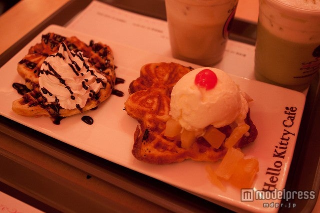 見た目も可愛いワッフル／photo by Jirka Matousek