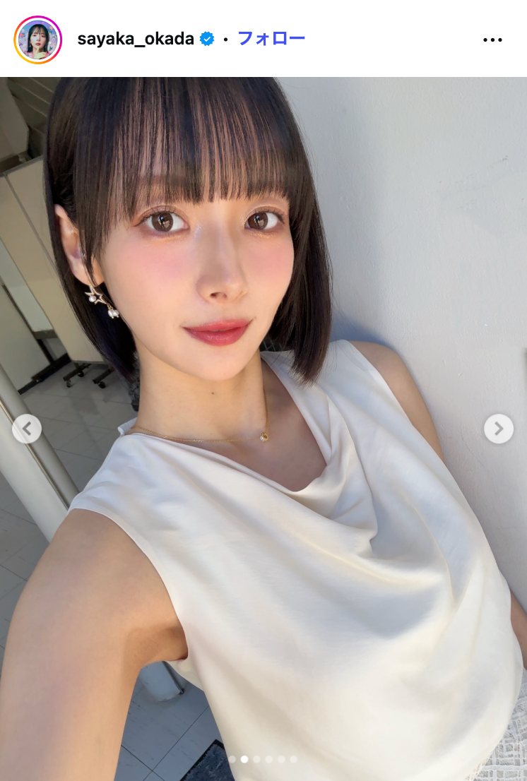 岡田紗佳Instagramより