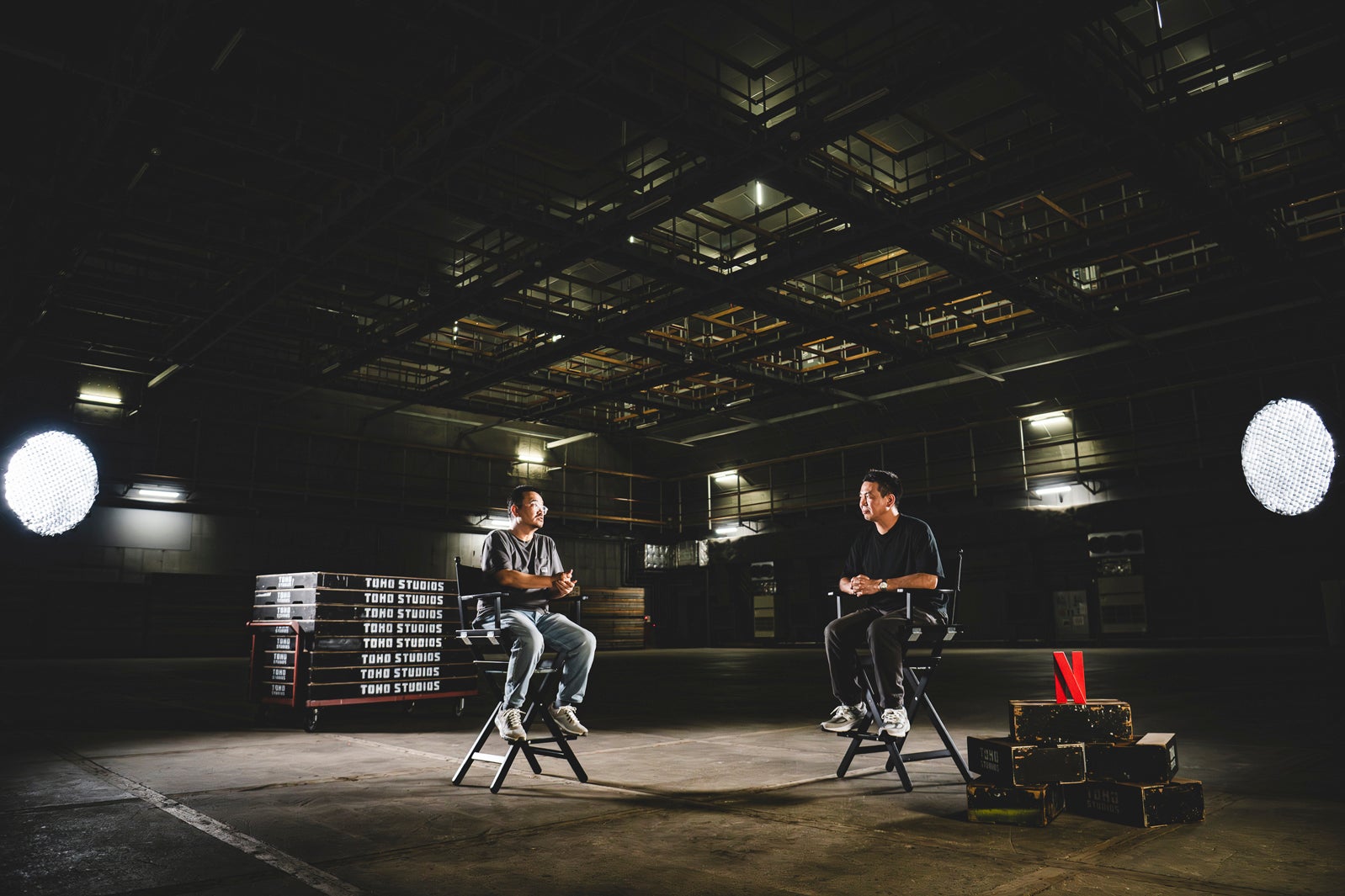 ヨン・サンホ氏、片山慎三氏（提供写真）