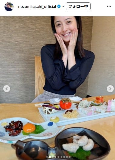 佐々木希Instagramより