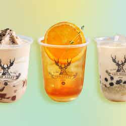 ロイヤルNo.9ティーフローズン、白桃烏龍フルーツティー、三食感ミルクティー/提供画像