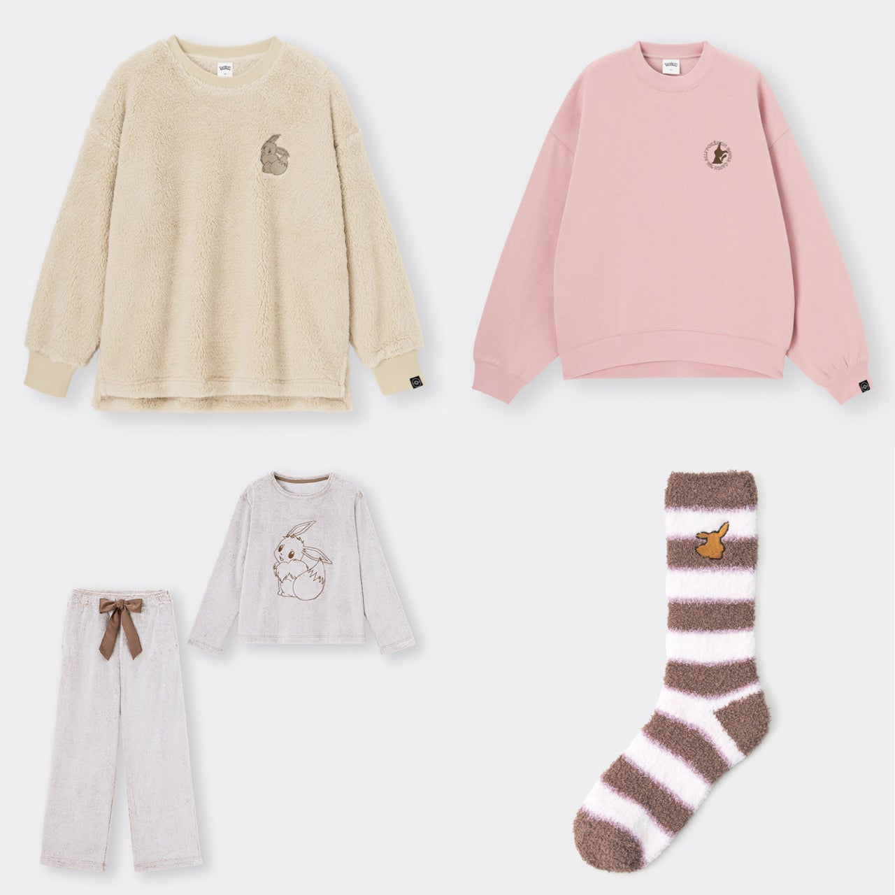 Guからポケモンコラボが登場 冬にぴったりのあったかルームウェア モデルプレス