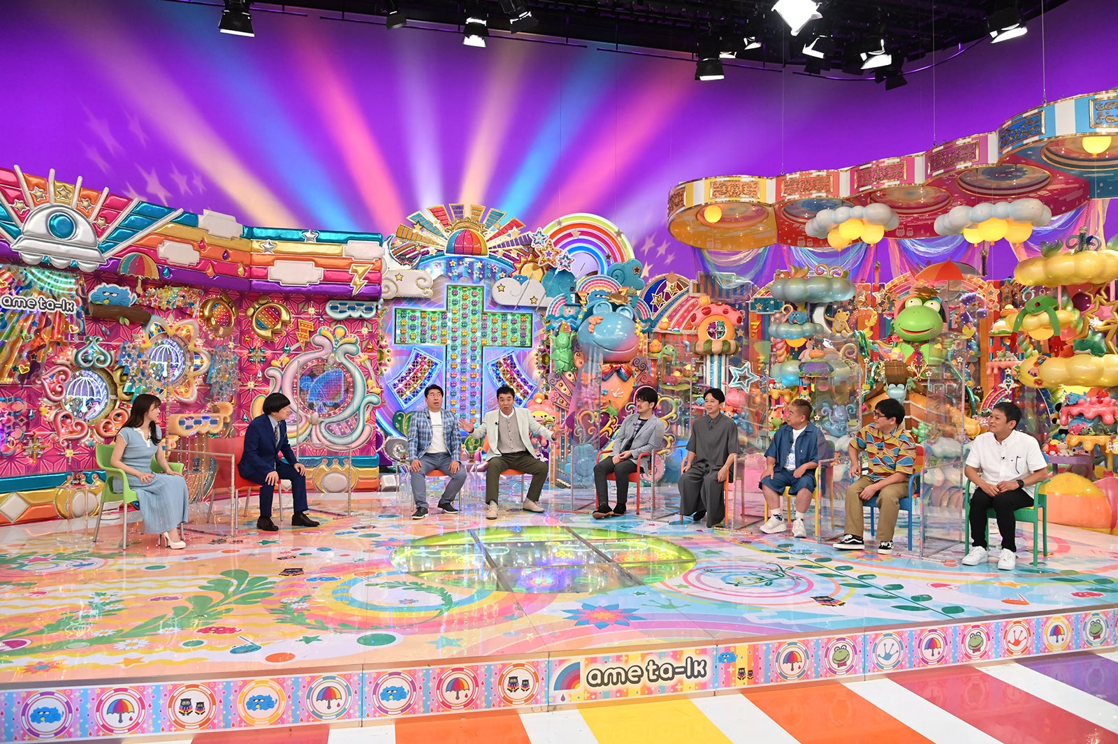 指原莉乃、蛍原徹、寺門ジモン、肥後克広、土田晃之、有吉弘行、出川哲朗、カンニング竹山、安田和博（C）テレビ朝日