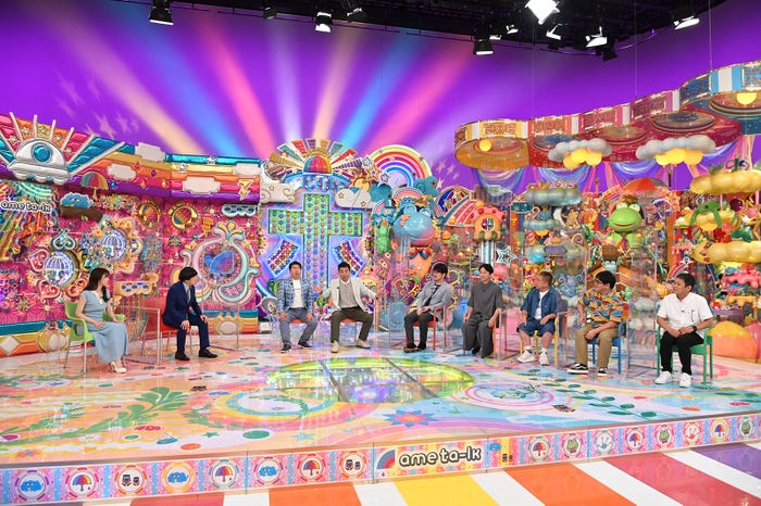 指原莉乃、蛍原徹、寺門ジモン、肥後克広、土田晃之、有吉弘行、出川哲朗、カンニング竹山、安田和博(C)テレビ朝日