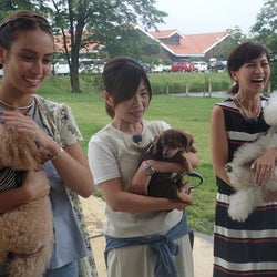 滝沢カレン 安田美沙子 愛犬と行く軽井沢日帰り旅行を満喫 モデルプレス